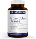 15 יום קולון ניקוי ודוקס לירידה במשקל, Gut Health, Digest & Bowel Support - Relieves Constipation, Bloating & Supports Metabolism - עם Senna Leaf, Aloe & Psyllium Husk.