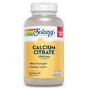 Solaray Calcium Citrate 1000 מ"ג - תוספת Chelated Calcium - תומך בעצמות העצם ושיניים בריאות - Easy to Digest - 60 יום ערבות, טבעוני - 68 משרתים, 275 VegCaps