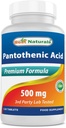 Best Naturals Pantothenic Acid 500 מ"ג טבליות 120