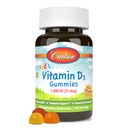 קרלסון - ויטמין D3 חניכיים של הילד, 1000 IU (25 mcg), תמיכה בריאות העצם Immune, צמיחה ופיתוח, ויטמין Dmies, D3 חניכיים, מוצרי פירות טבעיים, 60 חניכיים צמחוניות