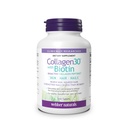 Webber Naturals Collagen30 עם ביוטין, 2,500 מ"ג של Bioactive Collagen Peptides עם 5,000 mcg של Biotin Per משרת, 120 טבליות, עבור nourishment מתקדמת של עור, שיער וציפורים, חלב וגלוטן חינם חינם חינם חינם חינם חינם חינם.