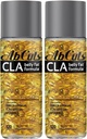 CLA Belly Fat פורמולה - 120 Easy-to-Swallow Softgels - אומגה 3 שמן דגים, שמן Flaxseed ווויטמין E - מסייע להגביר את ההיצע והרכב גוף בריא (Pack of 2)