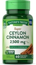 האמת של הטבע Super Cinnamon Plus Biotin & Chromium Quick Release כמוסות - 60 ct, Pack of 2