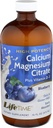 תמיכה ב-LifeTIME העצם, Calcium Citrate, Magnesium Citrate ו- ויטמין D-3, הירגעות, עצמות ושרירים תמיכה פורמולה, Easy Absorption, Blueberry Flavor, כ-32 משרתים, 16 FL OZ