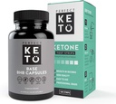 Perfect Keto Exogenous Ketones Base BHB תוסף (60 קפסולות) - Ketogenic Diet Support Weight Management, Energy & Focus - Ketosis Beta-Hydroxybutyrate with (100 מחשבים) Ketos Bundle