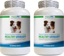כלב Bladder תוסף - כלב טבעי Urinary Health Complex - Full Bladder Health and control - UTI Solution - כלב Cranberry צ'ws - 2 בקבוקי בקבוק (180 טאפס)