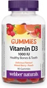 Webber Naturals Webber Natruals ויטמין D3, 1000 Iu 90 Count