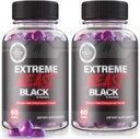 (2 Pack) Extreme Beast Black Gummies - Extreme Beast Black Supplement for Men, A Daily Formula for Peak Performance, Extreme Beast Black Premiumtion, ExtremeBeast Reviews (120 Gummies)