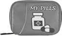 גלולת גלולות מארגנת Pill Box 7 Day Pill Case Bag Travel Pill Productionser Bag with Zipper Portable Weekly Case Size עבור תוסף ויטמין