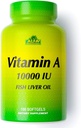 ALFA VITAMINS - ויטמין A - Fish Liver Oil 10,000 IU - יום יומי דיאטה תוספת עזרה תמיכה חזון, עור מערכת החיסון - 100 Softgels
