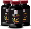 שמן צמחי - CHIA SEED OIL EXTRACT - hydrting שמן, מרקם עשיר, שיער טיפול, Glossy לסיים, זוהר טבעי, צ'יה יתרונות, מרקם קל משקל, שמן גוף טהור, שמן Glow שמן 3 בקבוקי 180 Caps