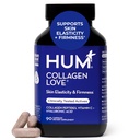 HUM Collagen Love Skin תוסף, Collagen Peptides קפסולות עם Hyaluronic Acid & ויטמין C, תומך חברות Skin & Helps Minimize סימנים של תוספי Aging,s עבור נשים וגברים, 90 קפסולות