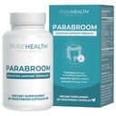 PUREHEALTH RESEARCH Parabroom - Gut נקיים ובריאות תוספת - עם Black Walnut, Sweet Wormwood אבקת, Turmeric Extract, Garlic & Onion - תמיכה מזיקה לנשים וגברים 60 קפסולות