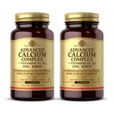 Solgar Advanced Calcium Complex - 120 טבליות, Pack of 2 - עם Zinc, Boron, ויטמינים D3 & K2 - Non-GMO, Gluten Free, Free - 60 שרתי Total
