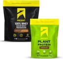 Ascent Whey + צמחי אבקת חלבון - שוקולד Peanut Butter 4 lb & שוקולד 18 לשרת