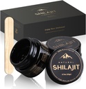 Hilajit Natural ההימלאיה האורגנית Resin 20 גרמים, תוסף Pure Shilajit Enriched Fulvic Acid & 85+ Trace מינרלים, צמחי מבוסס חומרים עבור אנרגיה, תמיכה מטאבוליזם ומערכת החיסון