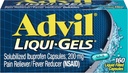 Advil Liqui-Gels נוזל מילוי קפסולות, 200 מ"ג - 160 ct, Pack של 2