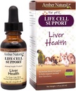 Amber NaturalZ Life Cell תומך בתוסף צמחי לכלבים, חתולים, ציפורים, ארנבים וגינאה חזירים; תומך בתפקוד Liver תקין ובריאות ליאמפטית
