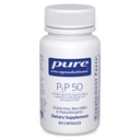 Pure Encapsulations P5P 50 - ויטמין B6 פעיל - תומך אנרגיה Metabolism & Brain Health * - Gluten Free & Non-GMO - 60 קפסולות