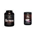 אבקת חלבון Whey 100% Whey - Whey ללחמת Pre-או Post-Workout, Recovery & Fury Pre Workout אבקת תוספת עבור אנרגיה להתמקד 5g BCAA 350 מ"ג Caffeine Nitric Oxide
