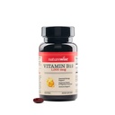 NatureWise ויטמין B12 1000 mcg - תוסף תזונתי לתמיכה במטבוליזם אנרגיה, בהירות נפשית, מערכת העצבים - Easy-to-Swallow, Soy & Gluten-Free, non-GMO - 60 Softgels[60-Day Supply]