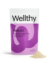 Wellthy Collagen Peptides אבקת חלבון - Grass Fed hydrolyzed Collagen for Hair growth, Skin, Nails, Gut ו- Joint Support - 20,000mg Collagen & 18g חלבונים | Unflavored (15 משרתים)