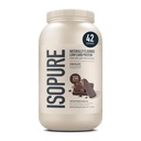 Isopure Low Carb 100% טהור Whey Isolate אבקת חלבון, Lactose חינם, Gluten חינם, עם ויטמינים, שוקולד, 25g חלבון Per משרת, 3 Lbs, 39 משרתים (Packaging May Vary)