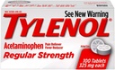 TYLLOL TABS REG/STR 100 6-Pack