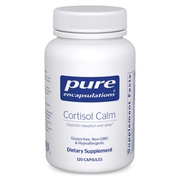Pure Encapsulations Cortisol Calm - Supports Cortisol Health & Relaxation - Contains Ashwagandha, Magnolia Bark, Rhodiola Rosea & L-Theanine - Restful Sleep* - 120 Capsules