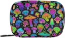 Pill Box Mushroom Colorful 7 Day Pill Case Travel Pill Productionser Bag with Zipper Portable Weekly ויטמין Medicine תוסף Holder Pouch Bag