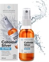 Colloidal Silver Pocket Spray 40 PPM 1/3 fl oz oz oz oct Cosmos טבעי ריכוז, חלקיקים קטנים יותר = תוצאות טובות יותר מוסמך על ידי 3 מעבדות עצמאיות