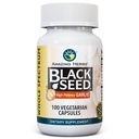 מדהים Herbs Whole Spectrum Black Seed & High Potency Garlic, קפסולות צמחוניות - Gluten-Free, non-GMO, טבעוני, תומך במערכת החיסון, Lung Function, & Cardiovascular Health - 100 Count Count Count