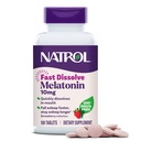 Natrol Melatonin 10 מ"ג טבליות מלוטש מהיר - סטרוברי פלמור, 100 הרוזן, תמיכה בשינה, במהירות dissolve מלטונין למבוגרים, 100 ימים אספקה