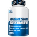 EVL Magnesium Citrate קפסולות 400 מ"ג - שריר ובריאות העצם תוספת עם Pure Magnesium Citrate עבור מנוחה שרירים וכוח העצם - 60 קפסולות Veggie לבריאות
