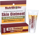חומרים מזינים - Skin Ointment .5 Fl Oz | עם GSE, Lysine, Beeswax, Echinacea, Goldenseal, ויטמין E & More | for Minor Skin Irritations & Support Healthy Tissue | Made Without Gluten & GMOs