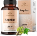 HerBAMAMA Dong Quai תוסף - 1000mg Angelica Root for Women's Support - Dong Quai אבקת קפסולות - טבעוני, non-GMO Angelica Herb Antioxidant עבור נשים