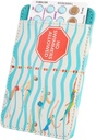 האותיות הקטנות של Primo Lines Discreet Birth Control Pill Holder, 4.4x3IN Motoer קומפקטי, Fits Standard Pill Packs, Portable and Stylish Protection