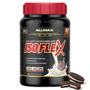 AllMAX Nutrition ISOFLEX חלבון Whey חלבון Isolate, קובצי Cookie & Cream - 2 lb - 27 גרמות של חלבון Per Scoop - Zero Fat & Sugar - 99% Lactose חינם - Gluten Free & Soy Free - Approximate 30 משרתות