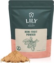 לילי של עמק נורי אבקת פירות - Morinda Citrifolia - Superfood Indian Mulberry - גדול עבור Smoothies ומתכונים - טבעוני & Gluten-Free - Resealable Pouch (8oz, 226g) חבילת May Vary Vary Vary