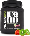 NutraBio Super Carb, אבקת Carbohydrate עם Cluster Dextrin & אלקטרוליטים, אבקת תוספת פחמימות מתקדמת עבור דלק עבודה, ביצועים, ושיקום שרירים, Cyclic Dextrin, קיווי סטרובי, 30 Svberry, 30 Svberry, 30 Svberry.