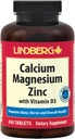 Calcium Magnesium Zinc | 240 Caplets | עם ויטמין D3 ו Boron | Vegetarian, non-GMO, Gluten Free Supplement