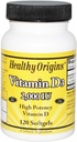מקורות בריאים ויטמין D3 Softgels, 120 ספירה