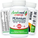 Palmitoylethanolamide 450 מ"ג Comfort Mobility Nerves Cognitive & Immune Support - Micronized High Absorption - All Natural Pea - USA Made - No Additives or Excipients - 90 קפסולות טבעוניות