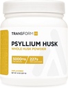 TransformHQ כל Psyllium Husk 8 OZ אבקת - 5000mg Per לשרת - Gluten Free, non-GMO