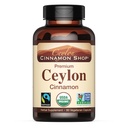Ceylon Cinnamon Shop Organic Ceylon Cinnamon (100% מוסמך) תוסף, 90 קפסולות