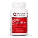 פרוטוקול Acetyl- L-Carnitine 500 מ"ג - תוסף אנרגיה, עצב ותמיכה במוח - 100 Veg Caps
