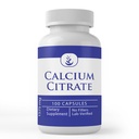 מרכיבים מקוריים טהורים Calcium Citrate (100 קפסולות), תמיד טהור, ללא תוספות או מילויים, מעבדה מאומתת
