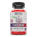 ג'ואו ז'ואו קשיש-מין חניכיים - Elderberry ויטמין C ו- Zinc, Daily Immune Support Supplemenet for Women & Men, Chewable Natural Black Elderberry for Adults & Children 4 & Up - 60 מסטיק