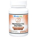Wonder Laboratories Proteolytic Enzymes | Bromelain Papain Pancreatin Trypsin 550 מ"ג Total with Standard Amylase, Lipase, and Protease, 100 טבליות