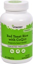 Vitacost Red Yeast Rice 1200 מ"ג עם CoQ10 - מהדורה מורחבת - 60 טבליות